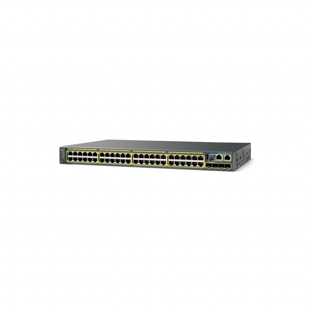سوئیچ شبکه 48 پورت + 2 پورت SFP سیسکو مدل WS-C2960S-48TS-S